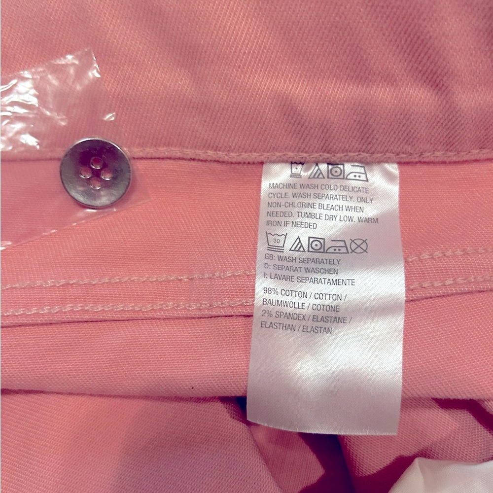 NWT Pink wide leg jeans - Picture 5 of 5